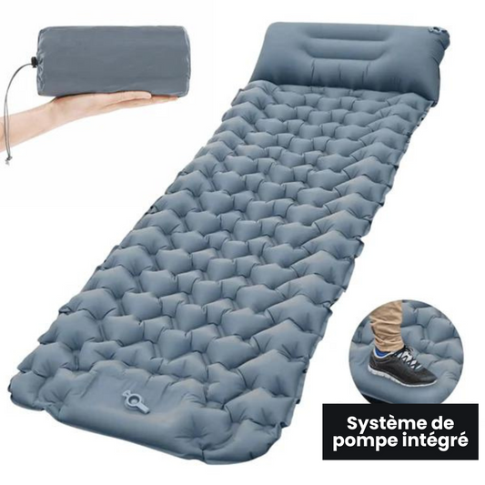 Matelas Gonflable Ultraléger avec Coussin Intégré - Pinadola™